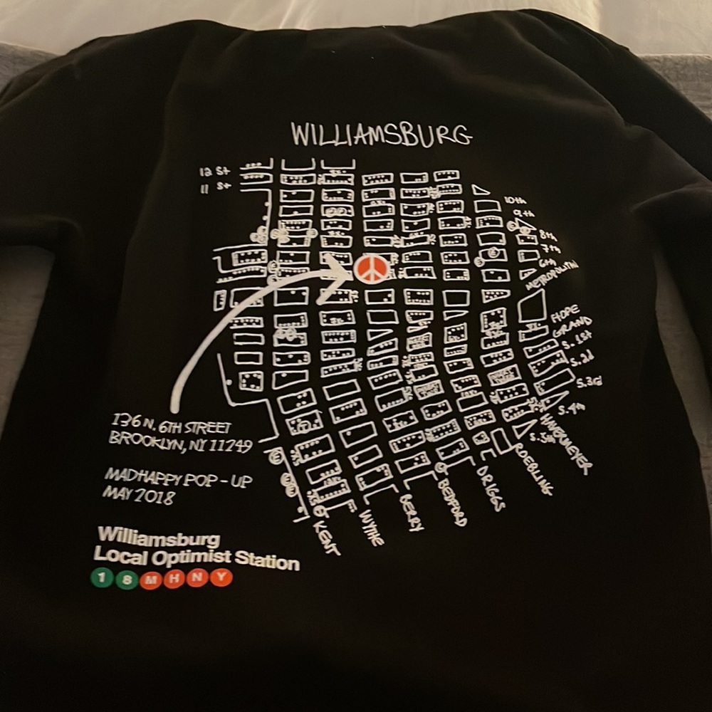 Madhappy limited edition Williamsburg sweatshirt- size small